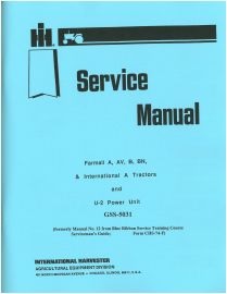Shop IH Letter Series Service Manuals Now
